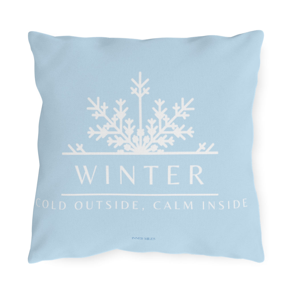 Winter Calm Outdoor Pillow